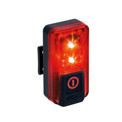 VDO Eco Light Red RL Plus Batería de luz trasera USB LI-ON+Luz de freno encendida