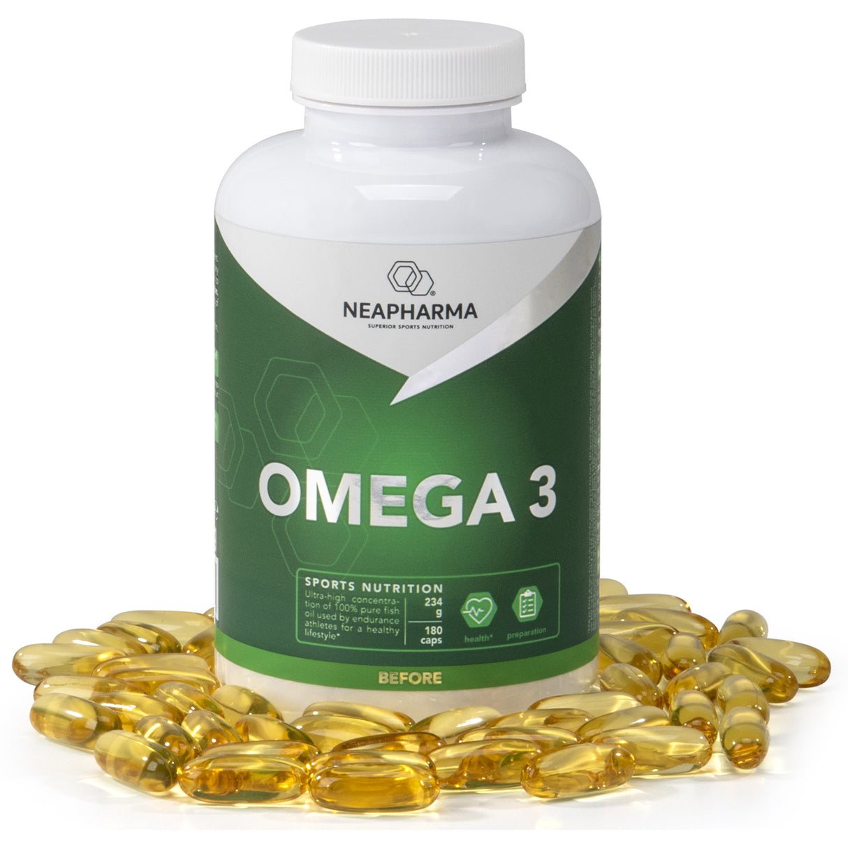Neafarmakapseln Omega 3 Pot (180.)