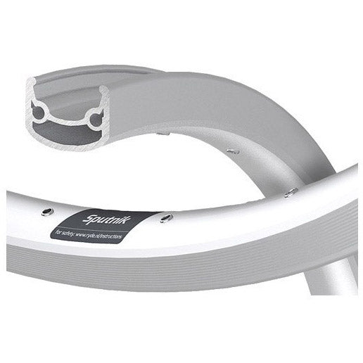 Bobike Ryde Felge Sputnik Reflection 28 622 36g 14g CNC Alu Silber