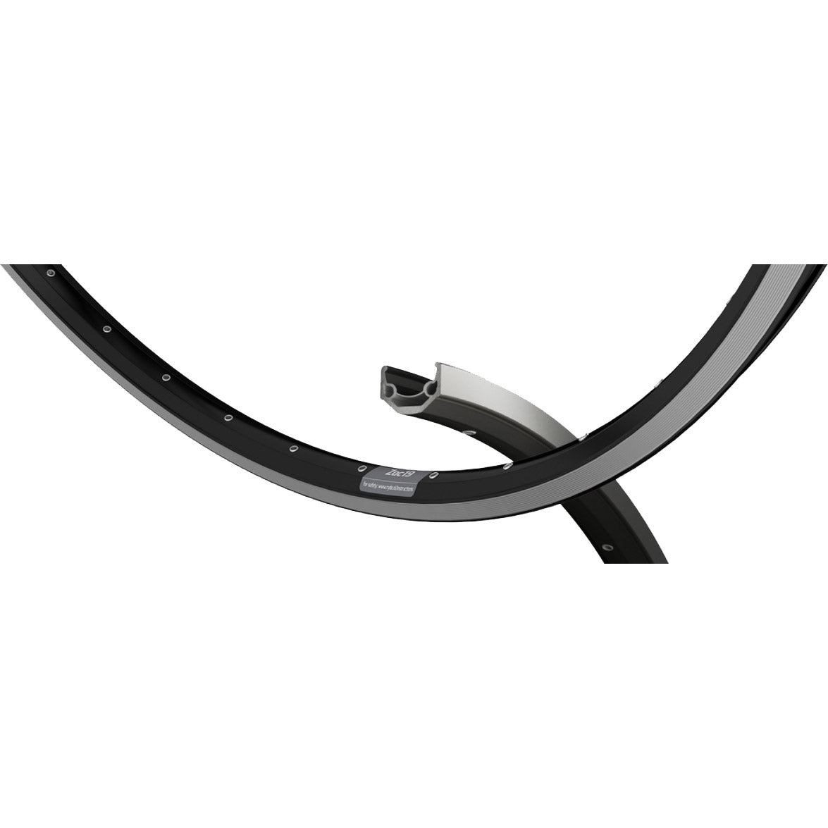 Bobike Ryde Felge Zac 19 28 622 36g 14g CNC Alu Silber