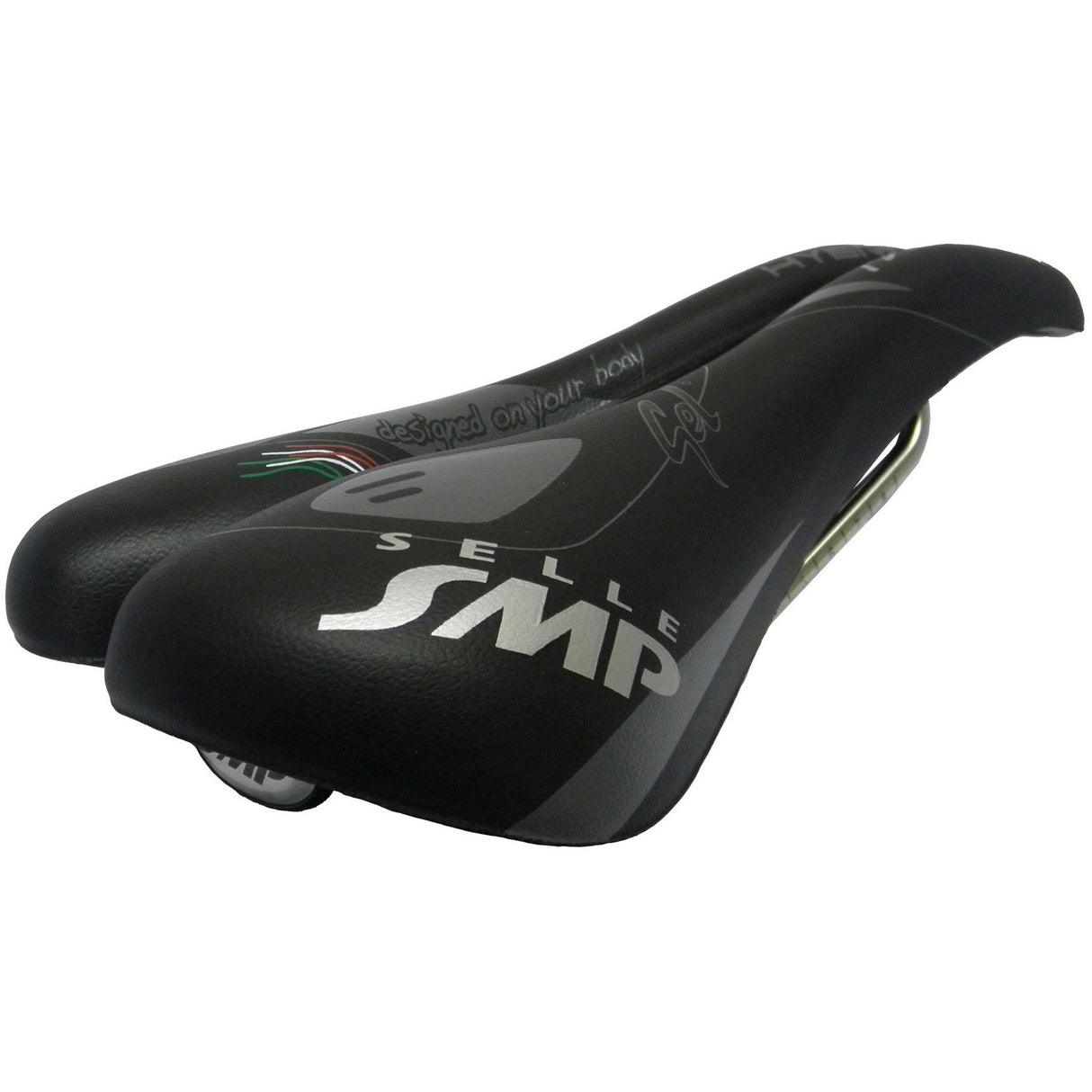 Selle SMP Saddle Tour Hybrid-Gel. Entworfen für Ihren Körper, Schwarz