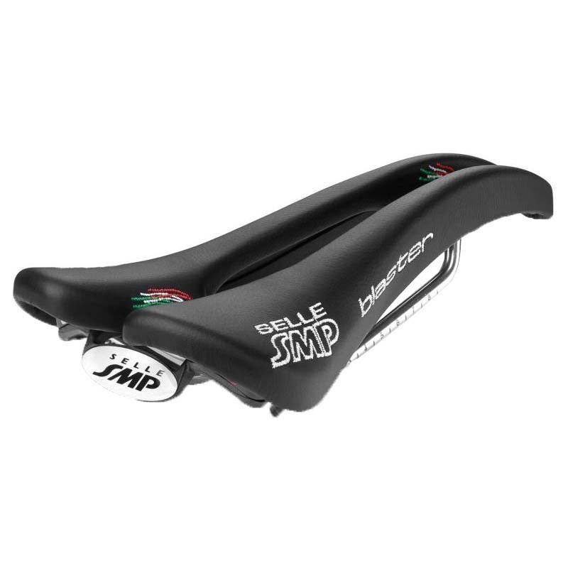 Selle smp Saddle Blaster schwaarz mat Edelstum Stol Rail