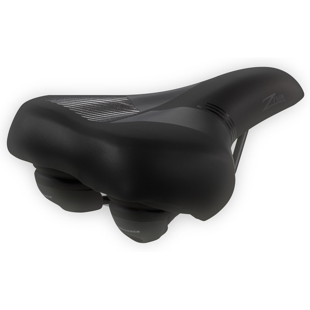 Monte Grappa Sattel Ziva plus Skay schwarzes Elastomer