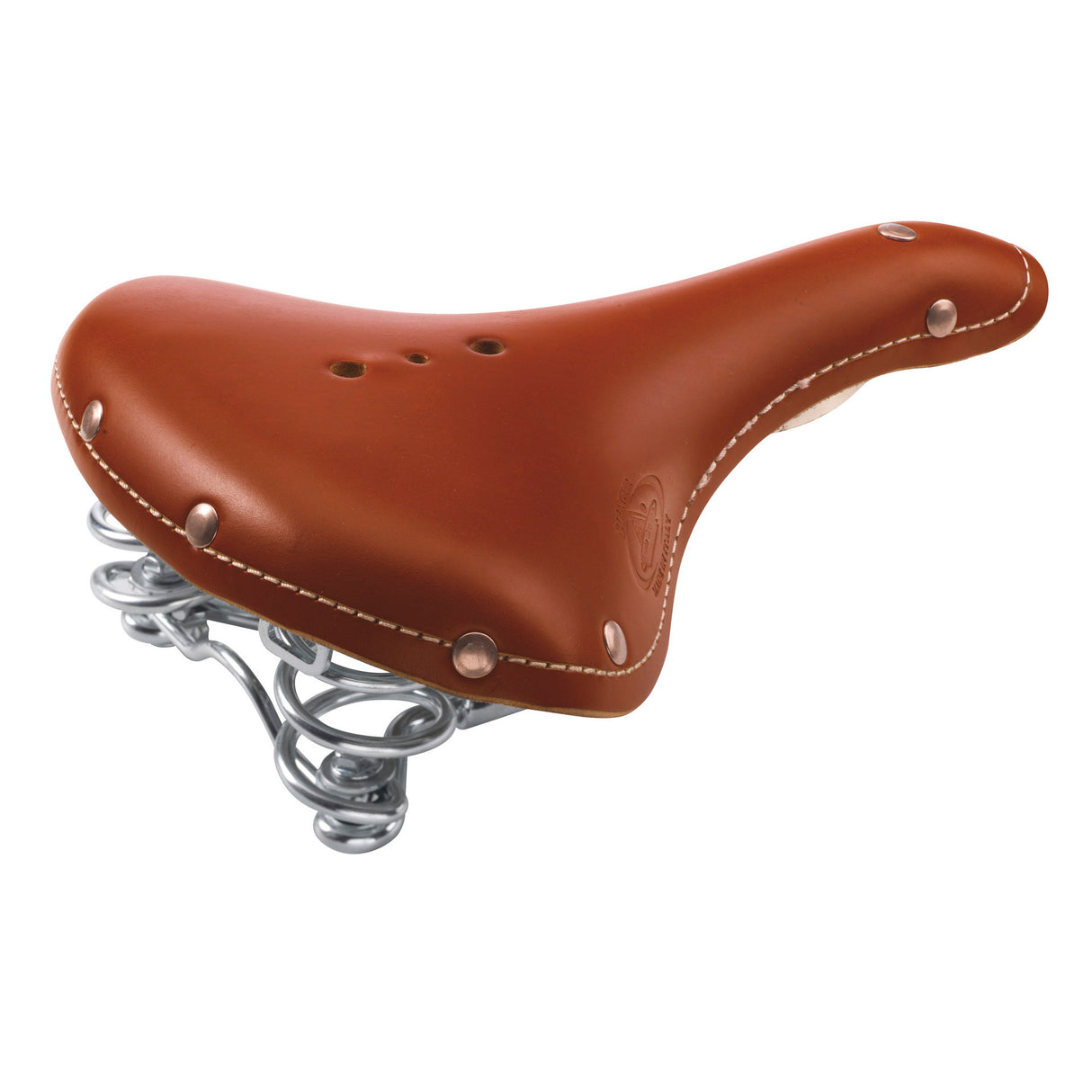 Selle Monte Grappa Saddle m Veer Old Frontiers Leather Cognac