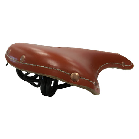 Monte Grappa Sattel Old Frontiers klassisches Leder Cognac