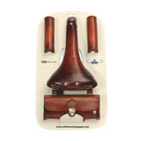 Selle Monte Grappa Monte Grappa Set Charleston Sporting 3-teiliger Leder D-Bruin