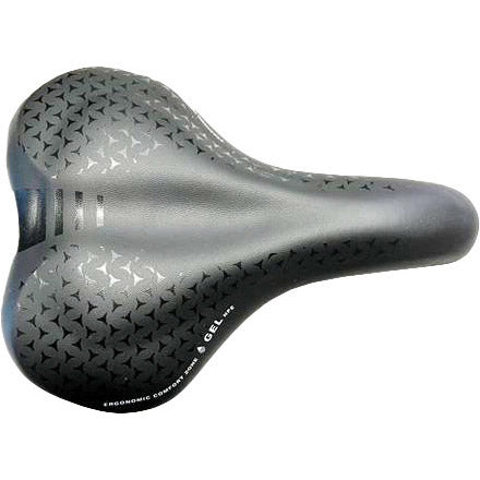 Selle Monte Grappa Saddle Asola 6200 gel plus élastomeer rail noir