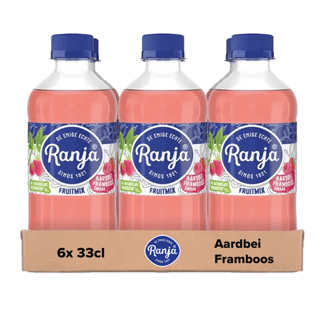 Ranja Fruchtmischung Erdbeer-Himbeer-Kappe (6x 33cl)