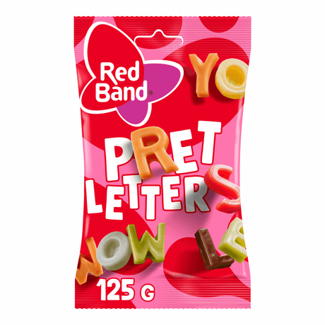 Red band pretletters zakje (12x 125g)