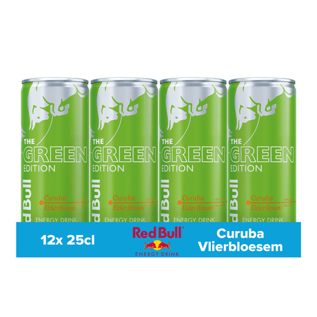 Red Bull the Green Edition zuckerfreie Curuba-Holunderblüte (12x 250ml)
