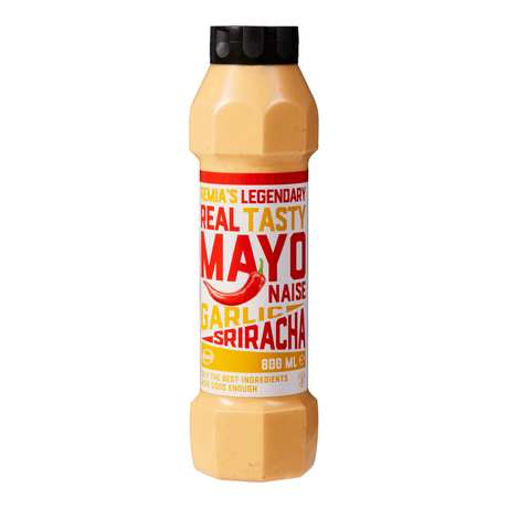 Remia legendäre wirklich leckere Mayonnaise, würziger Knoblauch Sriracha (800 ml)