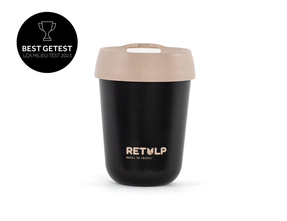 Retulp Coffee Tasse - Schwarz - Bäckerei Brown - 275 ml