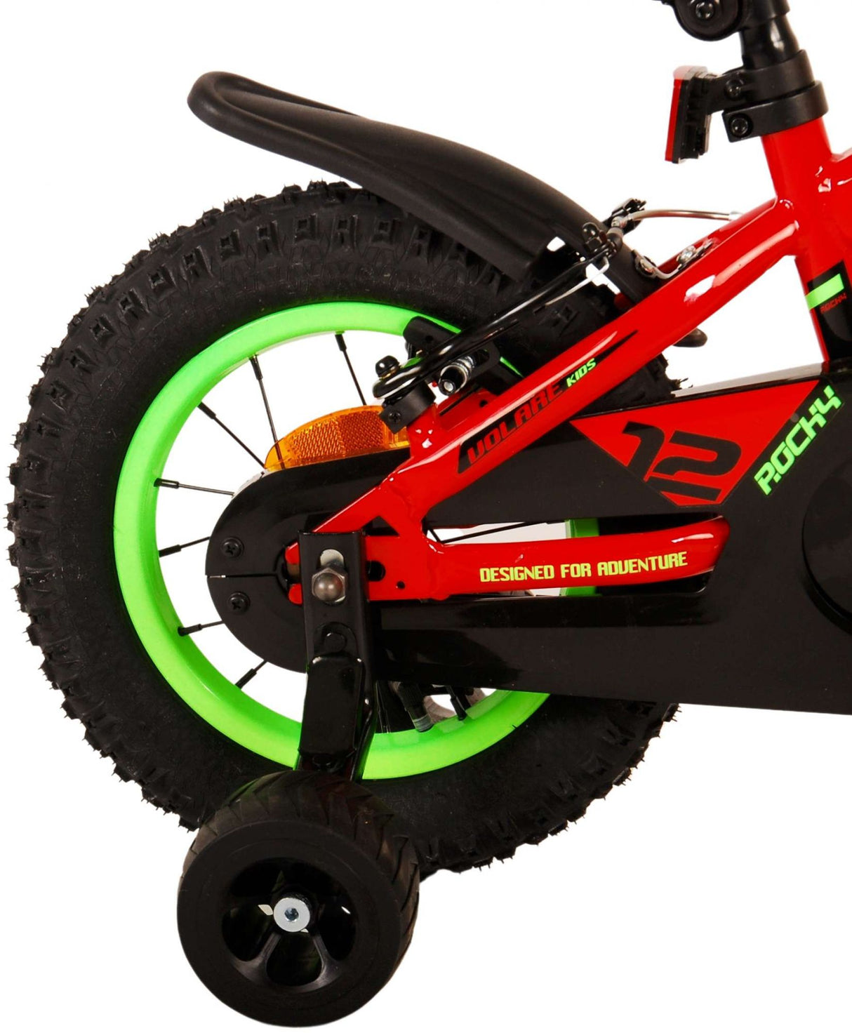 Volare Rocky Children's Bike Boys 12 Zoll rote zwei Handbremsen