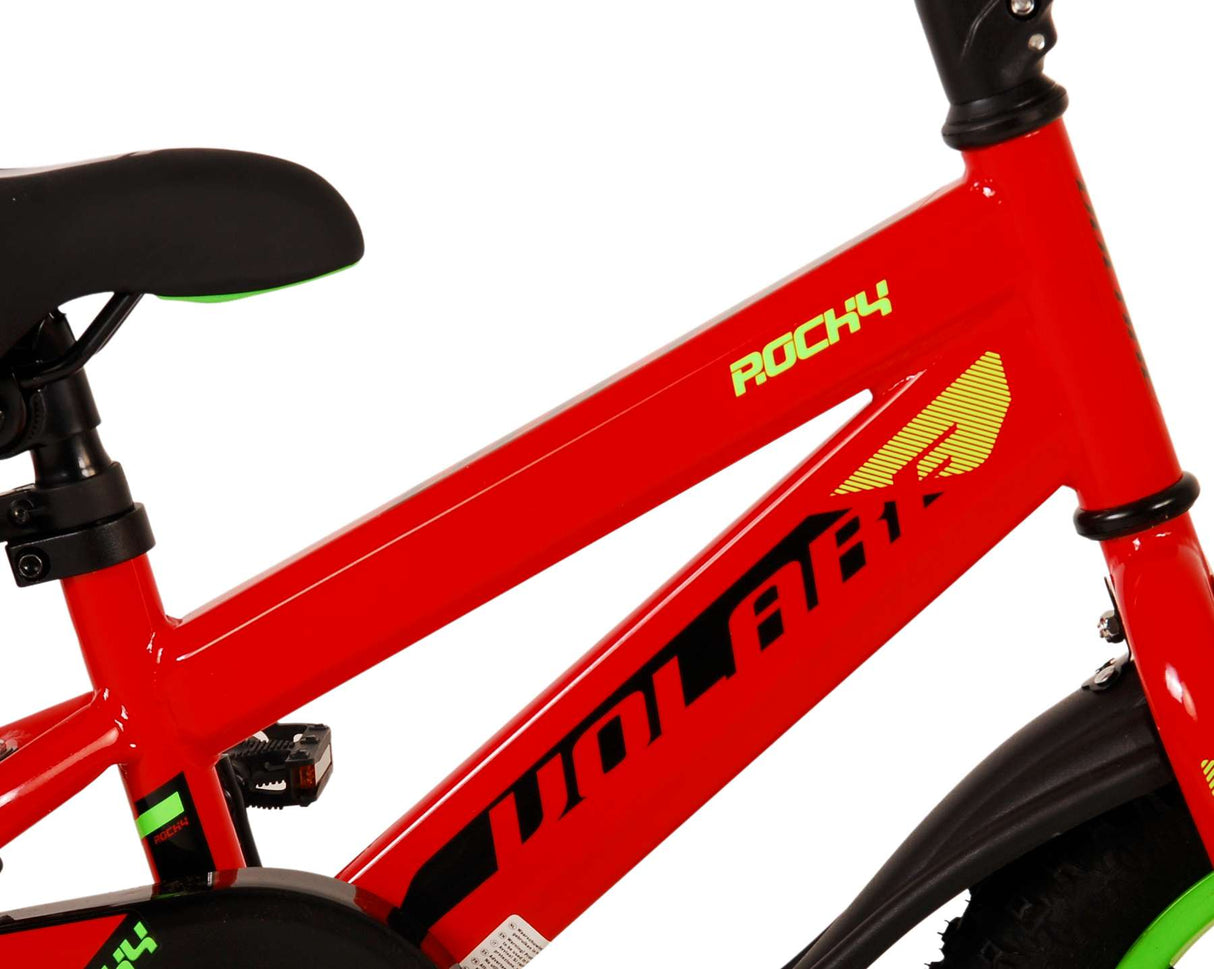 Volare Rocky Children's Bicycle - Boys - 12 pouces - rouge