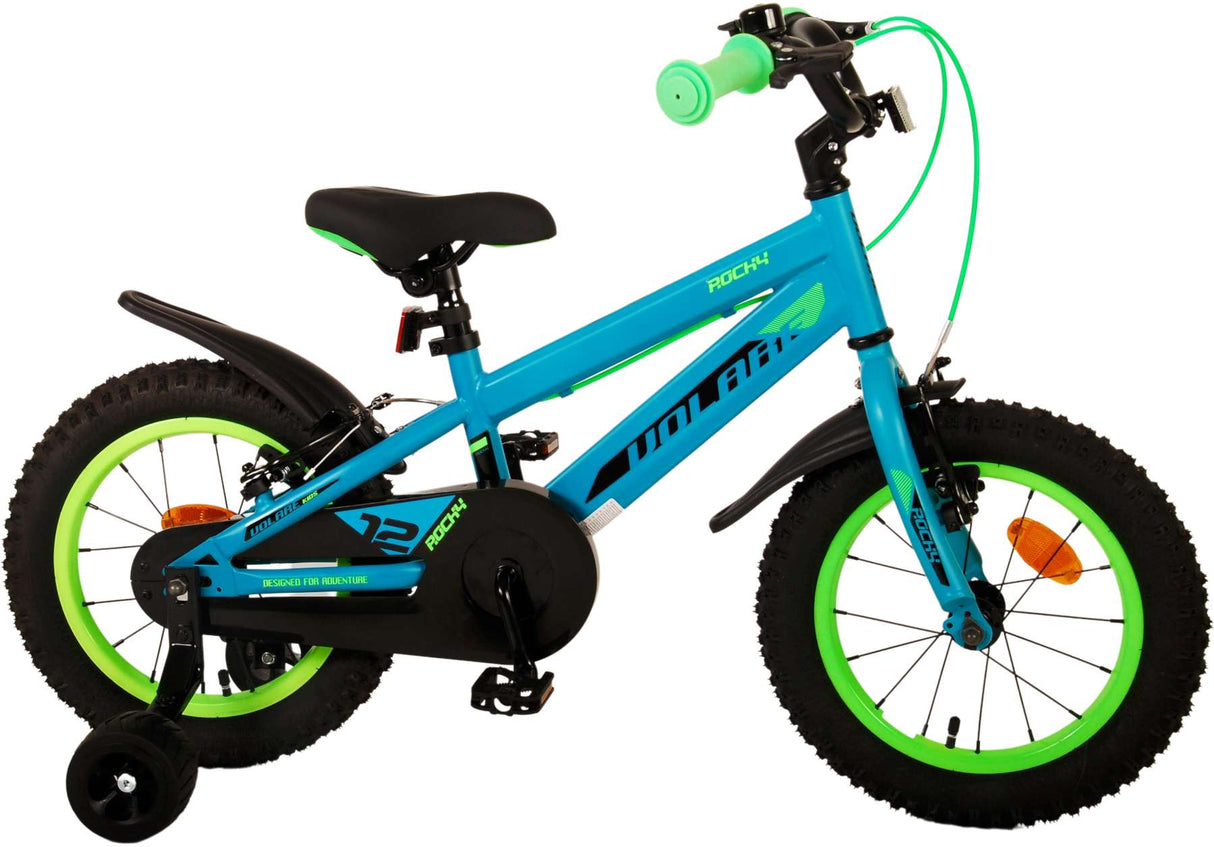 Volare Rocky Children's Bike Boys 14 Zoll grün zwei Handbremsen