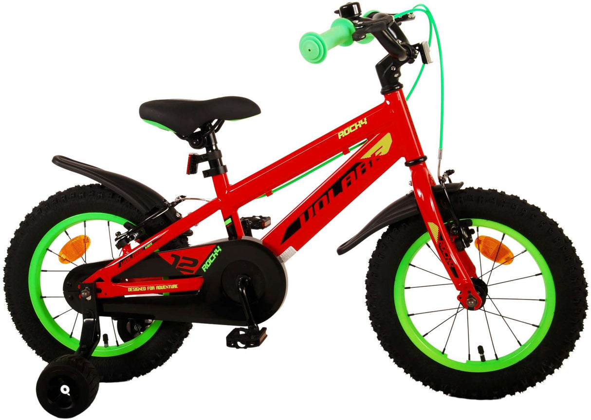 Volare Rocky Children's Bike Boys de 14 pulgadas Red Dos frenos de mano