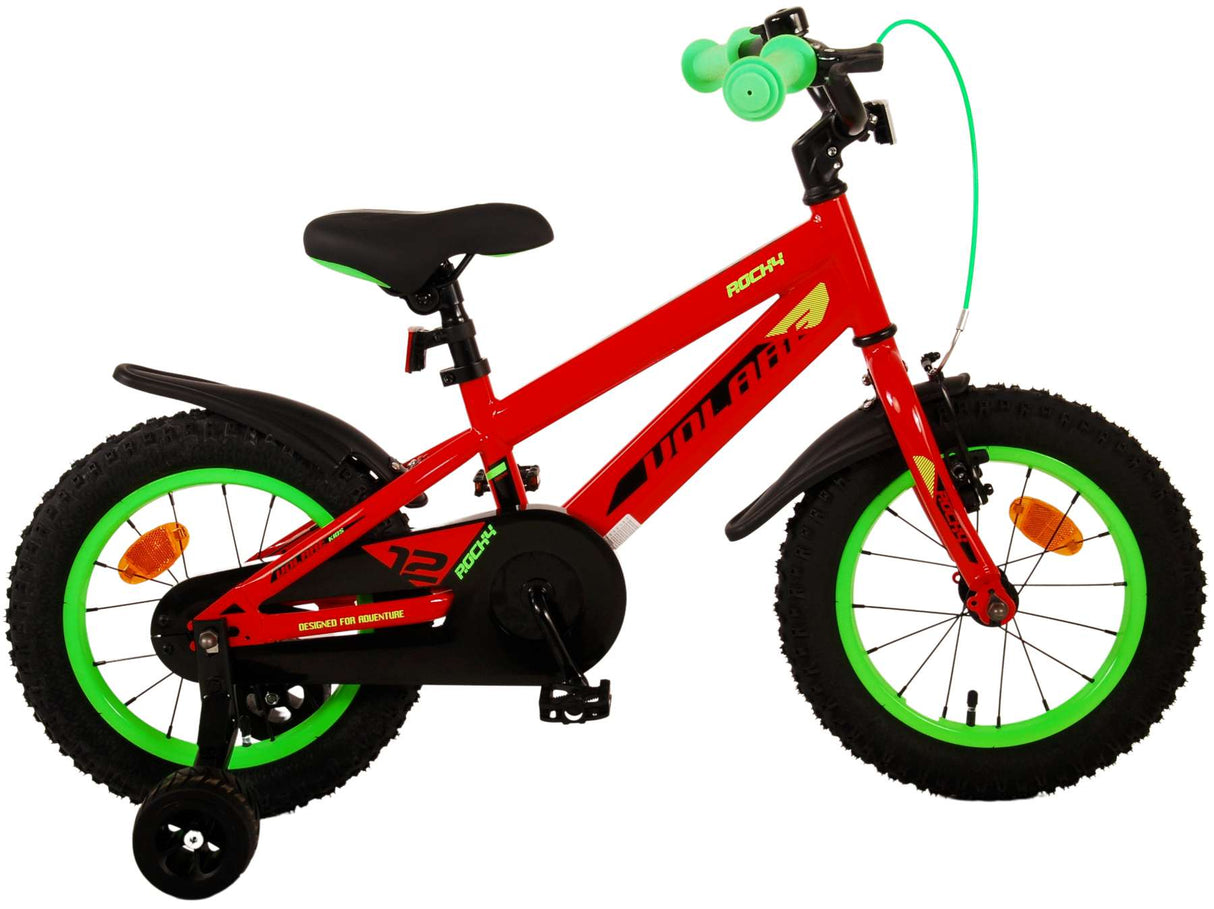 Volare Rocky Children's Bicycle - Boys - 14 Inch - Red