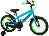 Volare Rocky Children's Bike Boys 16 -calowe zielone dwa ręczne hamulce