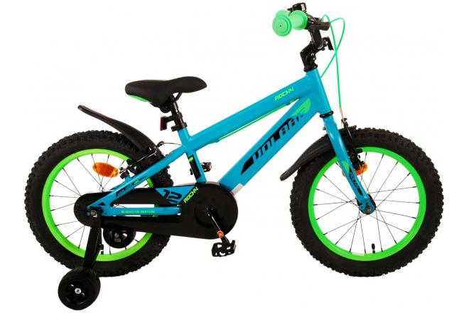 Volare Rocky Children's Bike Boys 16 -calowe zielone dwa ręczne hamulce