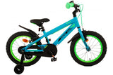 Volare Rocky Children's Bike Boys 16 -calowe zielone dwa ręczne hamulce