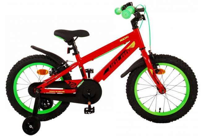 Volare Rocky Children's Bike Boys 16 -calowe czerwone dwa hamulce ręczne