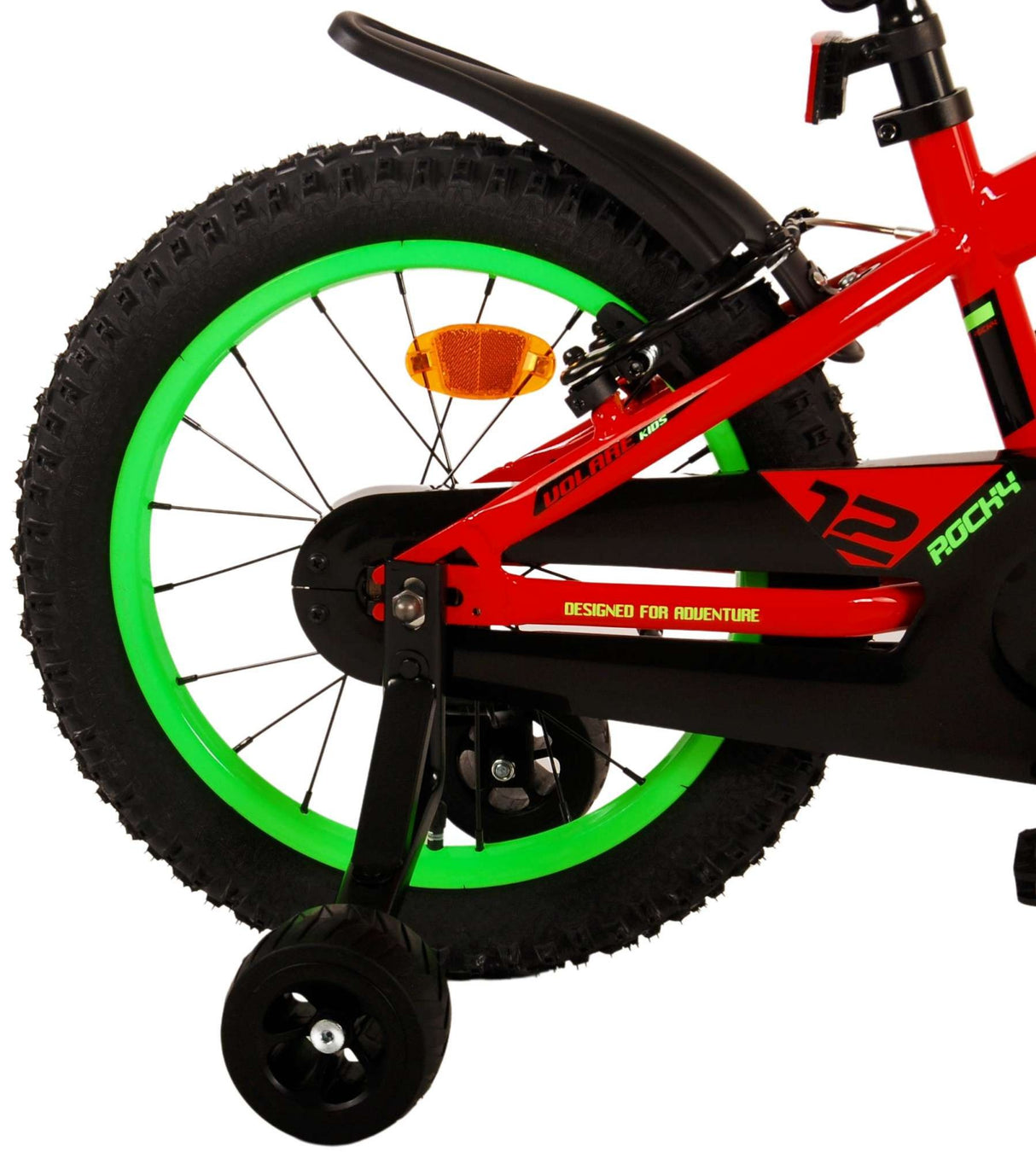 Volare Rocky Children's Bike Boys 16 -calowe czerwone dwa hamulce ręczne