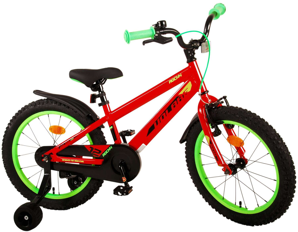 Volare Rocky Children's Bike Boys 18 Inch Red