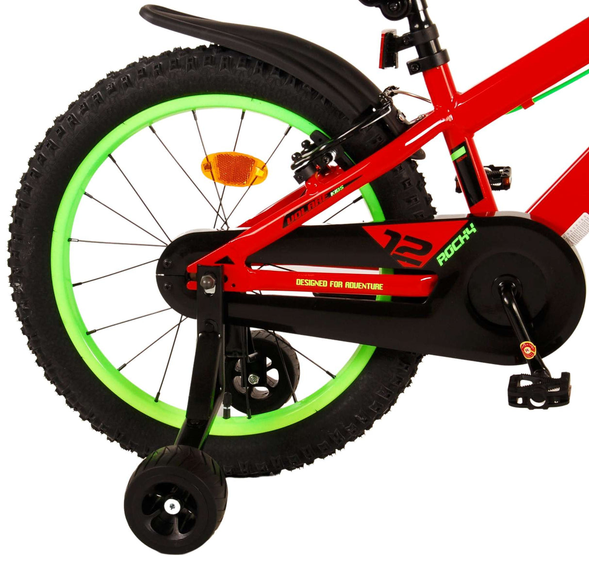 Volare Rocky Children's Bike Boys 18 Zoll rote zwei Handbremsen