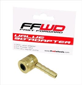 Ffwd valve 90 degrees adapter voor disc wheels