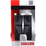 Simson maneja la ergonomía de la forma de la paleta ergonómica de antracita negra, distribución de presión óptima, soporte adicional, adecuado para bicicletas con engranaje de cambio sin agarre #Simson #Gonomics #Black Antracite