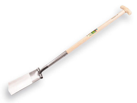 Atlas-Spaten diamantpoliert mit Hickory-T-Stiel 80 cm
