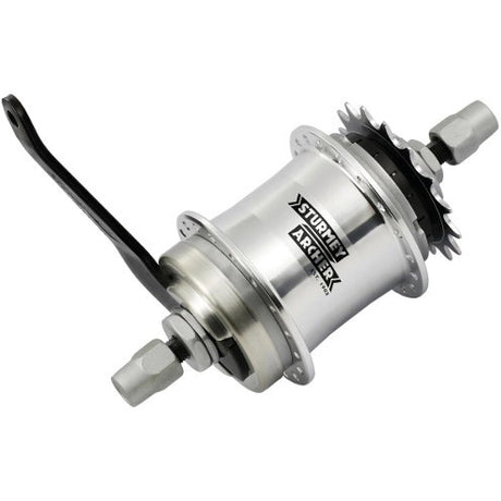 Sturmey Archer Getriebenaben-Teilesatz S1C Singlespeed-Nabe 36 l. Silber