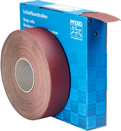 Pferd Schmirgelleinen 50mmx50m p80
