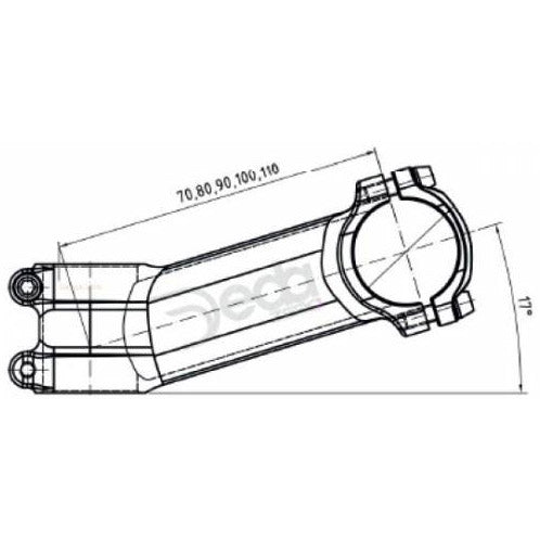 Deda Deda Nok Zero 90mm Bob Alu 73-17gr. 31,7 mm OEM