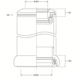 Deda ball head set 1 POB Semi Integrated