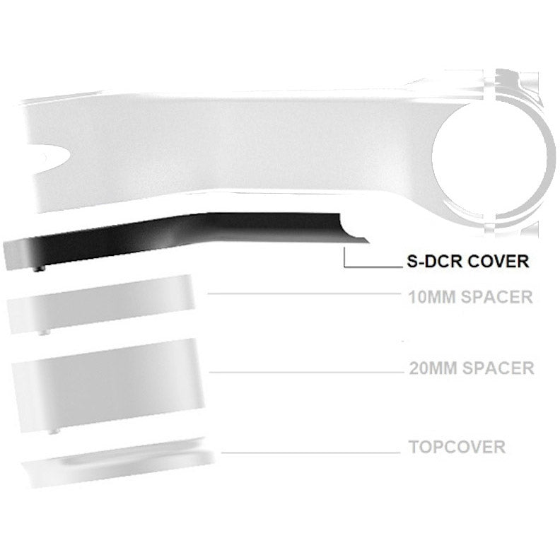 Dedacciai Deda Cover Superbox 70-80 mm Nylon Schwarz