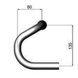 Deda-Lenker Spezial 26 mm 44 cm poliertes Silber