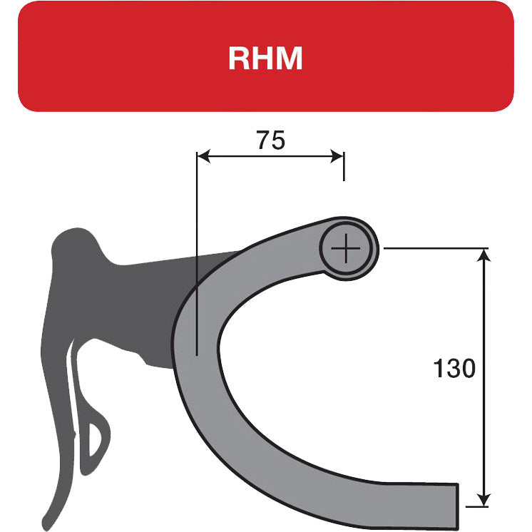 Dedacciai Stuurbocht Zero2 DCR POB RHM-evo 40cmB B (38cm C C)