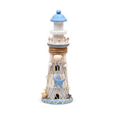 Strand-Souvenir – blauer Leuchtturm-Stern