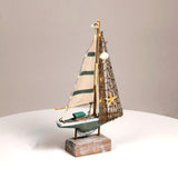Strand-Souvenir – Segelboot-Muscheln, LED-Licht