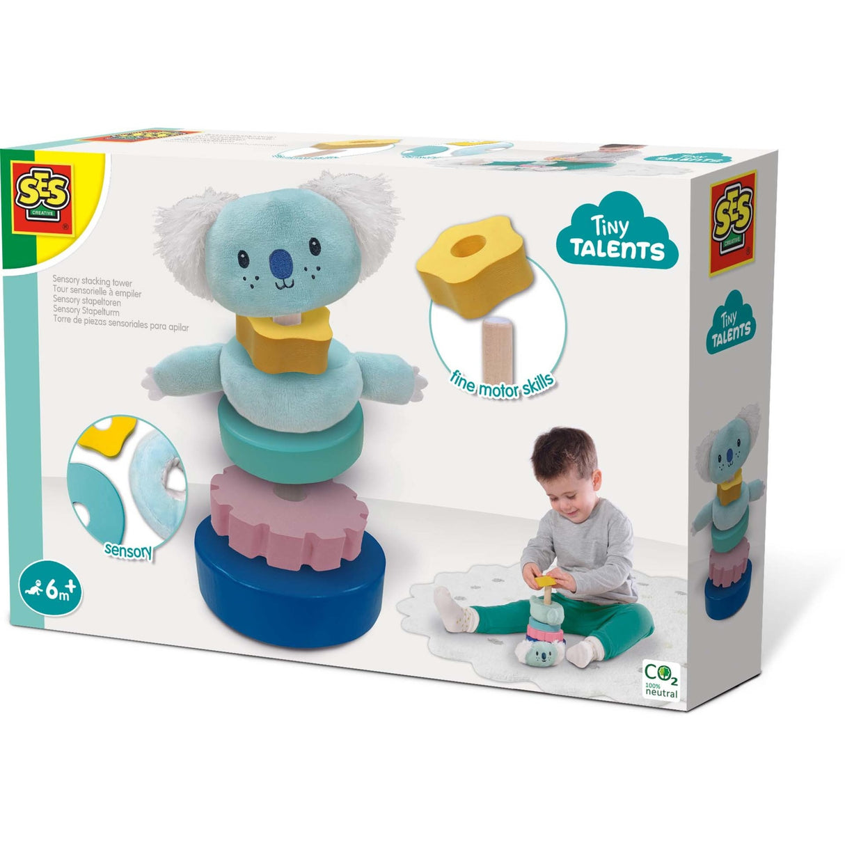 SES Tiny Talents Sensorischer Stack Tower