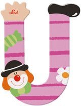 Sevi Buchstabe Clown u: 10 cm (81757)