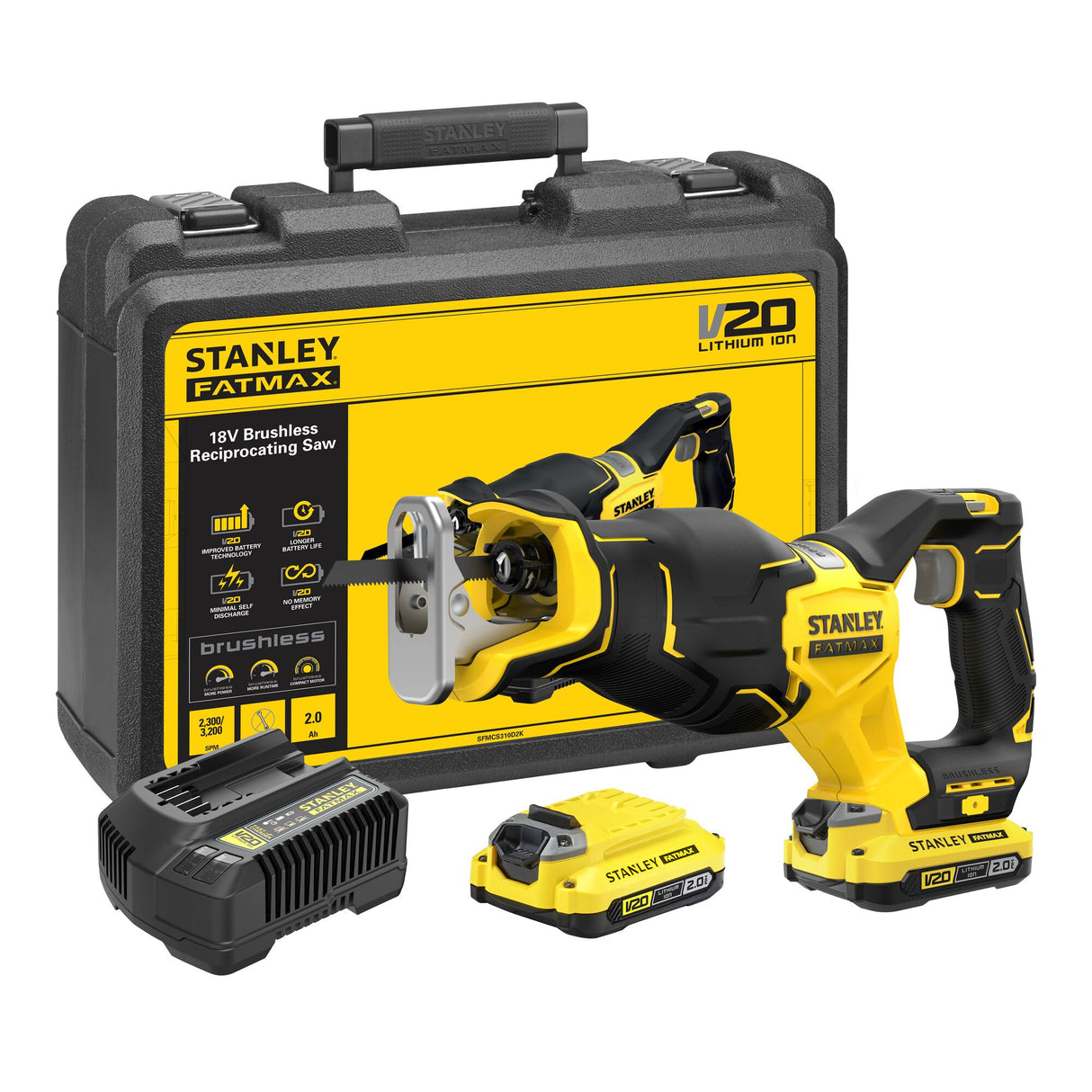 Stanley Stanley Fatmax V20 18V bürstenloser Empfängersäge