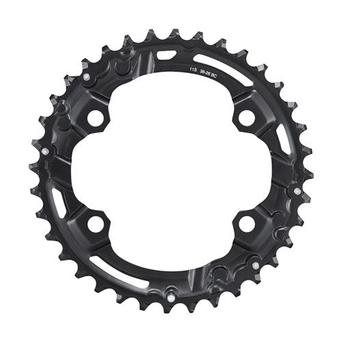 Shimano kettenblatt deore 11v 36t fc-m5100-2 schwarz