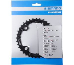 Shimano Kettenblatt FC-T521 Kettenblatt-Unterlegscheibe. fc-t521 36t al 4-arm 104mm