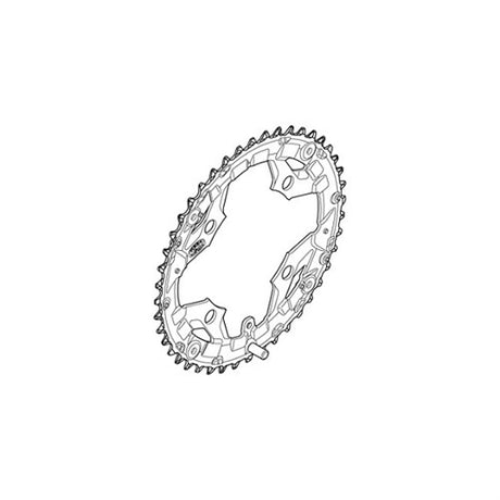 Shimano Klinge 44t 9v Stahl 104 schwarz y1rv98040