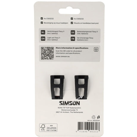 Simson verlichtingset aurora flexy ii