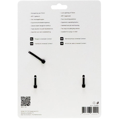 Simson Rahmenschloss Universal Connect Einsatz 72mm Art**