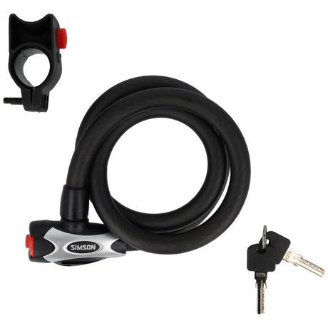 Simson spiraalkabelslot excellent size l 15mm x 100cm