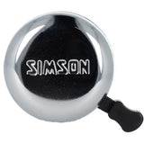 Simson bel traditioneel chroom staal
